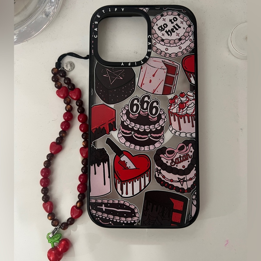 Casetify Edgy Cake Design Phone Case (iphone16pro)